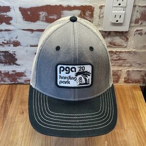 2020 PGA Championship Harding Park Special Edition Trucker Hat Grey Black